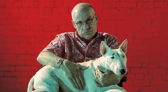 James Ellroy with Nikkie (2006)