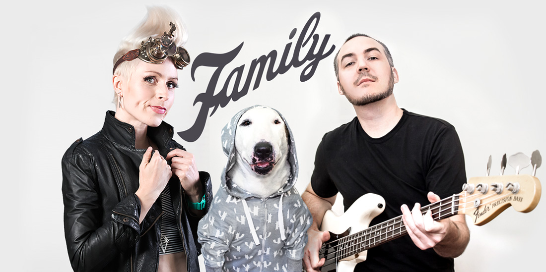 The North family with Lulu